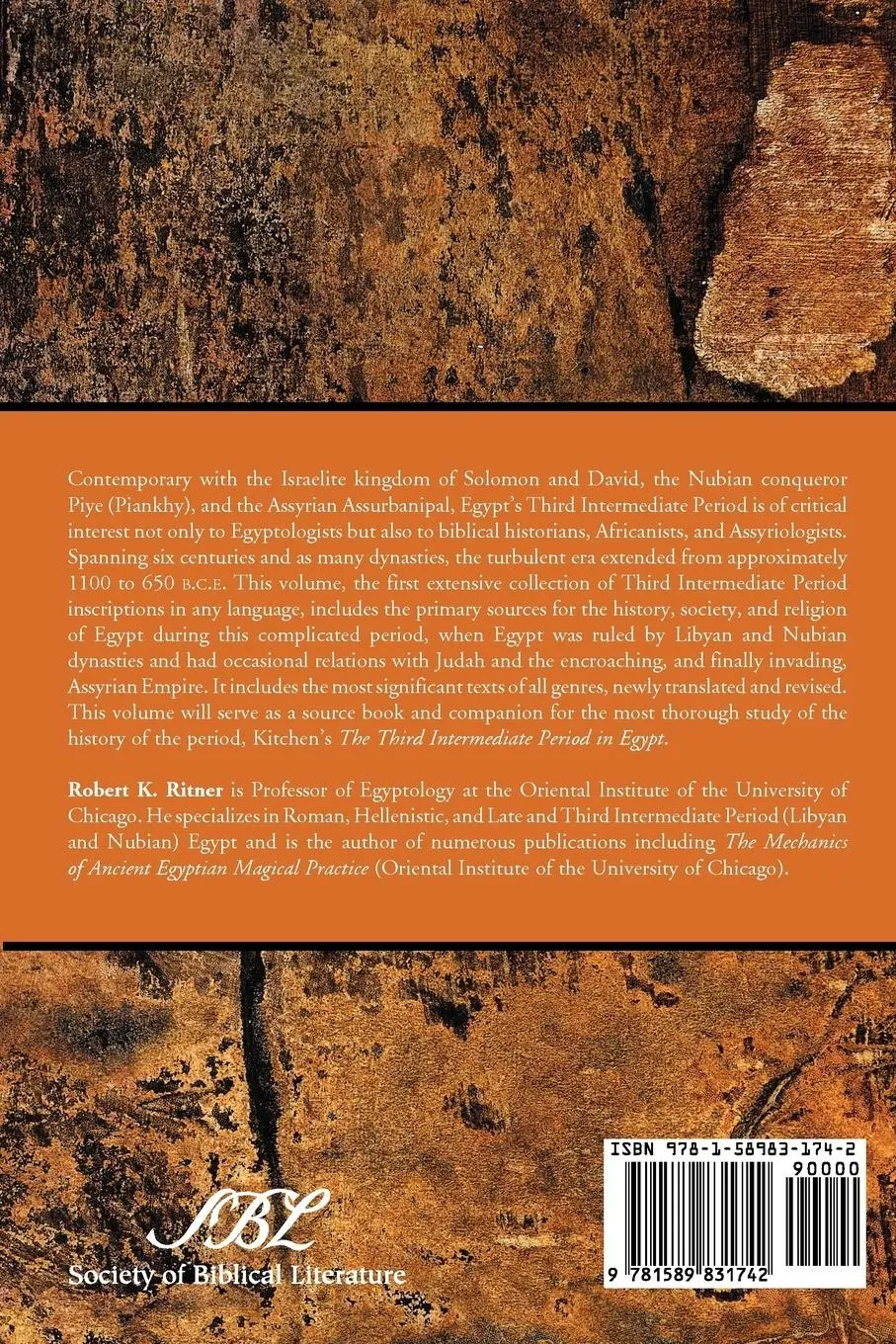Rückseite: 9781589831742 | The Libyan Anarchy | Robert Kriech Ritner | Taschenbuch | Englisch