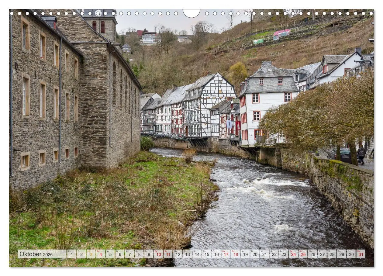 Bild: 9783457411742 | Monschau Impressionen (Wandkalender 2026 DIN A3 quer), CALVENDO...