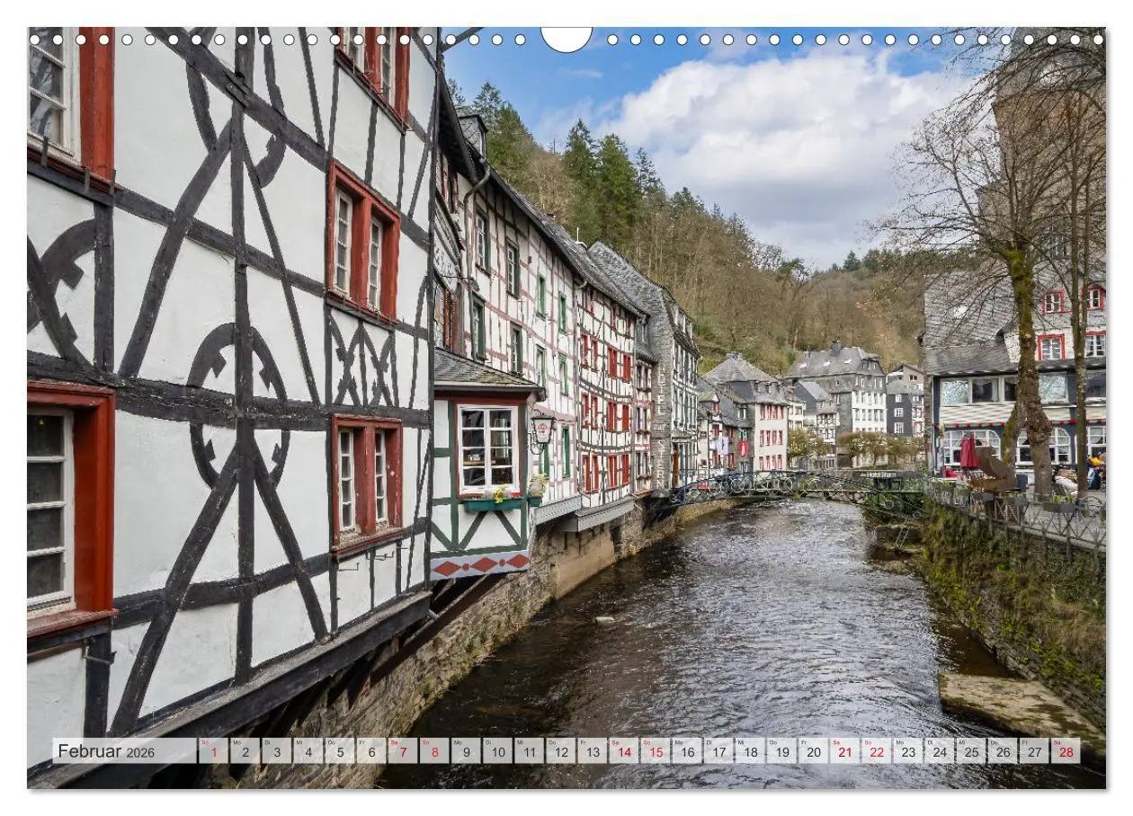 Bild: 9783457411742 | Monschau Impressionen (Wandkalender 2026 DIN A3 quer), CALVENDO...