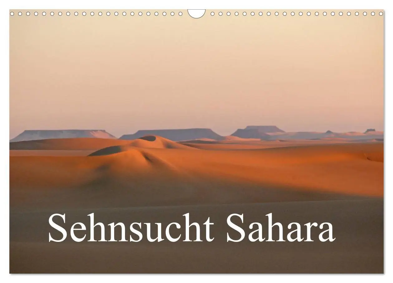 Cover: 9783457961742 | Sehnsucht Sahara (Wandkalender 2026 DIN A3 quer), CALVENDO...