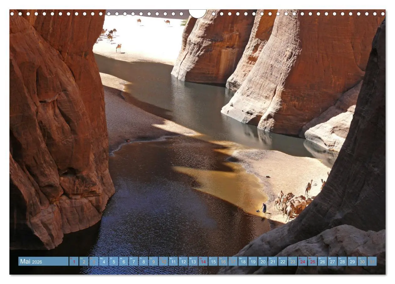 Bild: 9783457961742 | Sehnsucht Sahara (Wandkalender 2026 DIN A3 quer), CALVENDO...