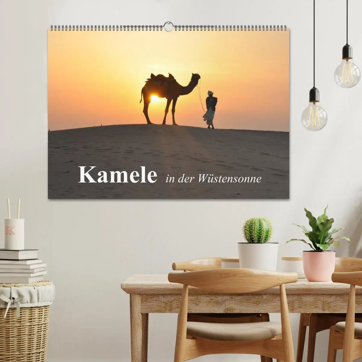 Bild: 9783516051742 | Kamele in der Wüstensonne (Wandkalender 2026 DIN A2 quer), CALVENDO...