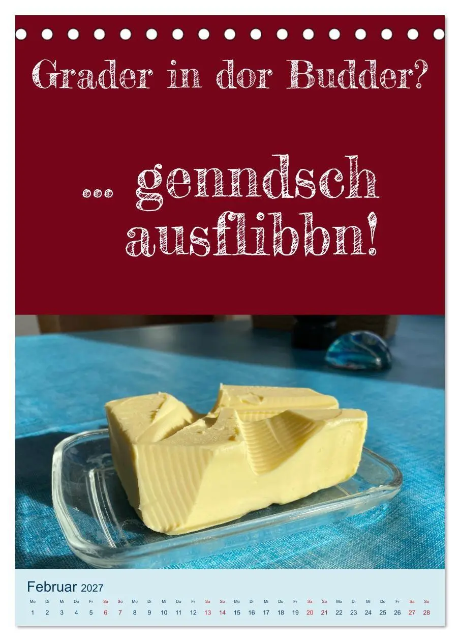 Bild: 9783569211742 | Ni schwäbborn! Mundart und Dialekt Kalender Sachsen (Tischkalender...