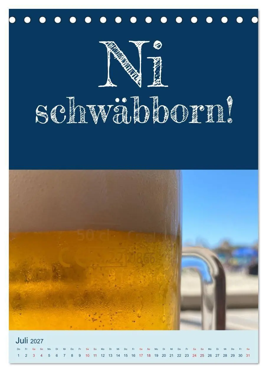 Bild: 9783569211742 | Ni schwäbborn! Mundart und Dialekt Kalender Sachsen (Tischkalender...
