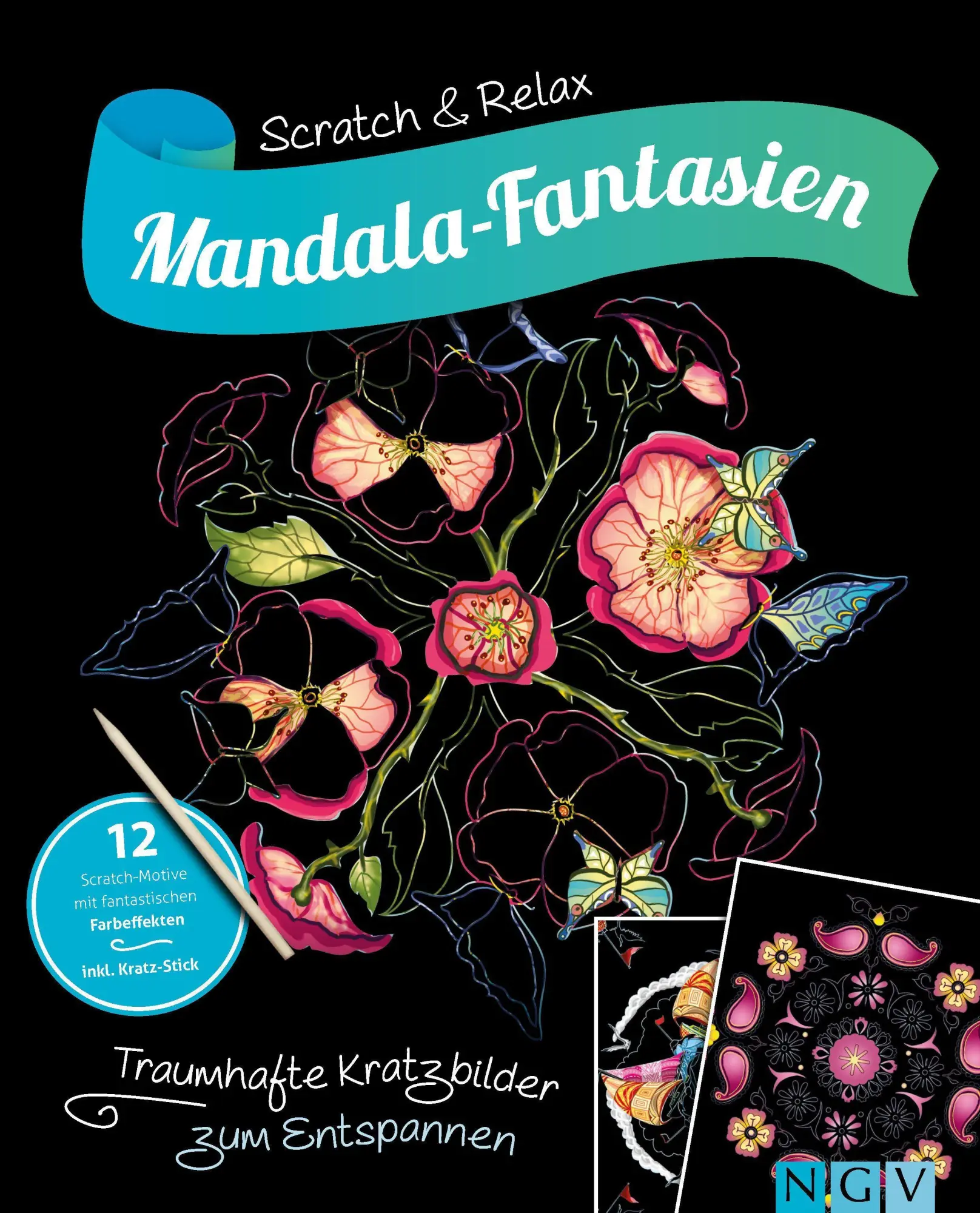Cover: 9783625191742 | Mandala-Fantasien - Traumhafte Kratzbilder zum Entspannen | Buch