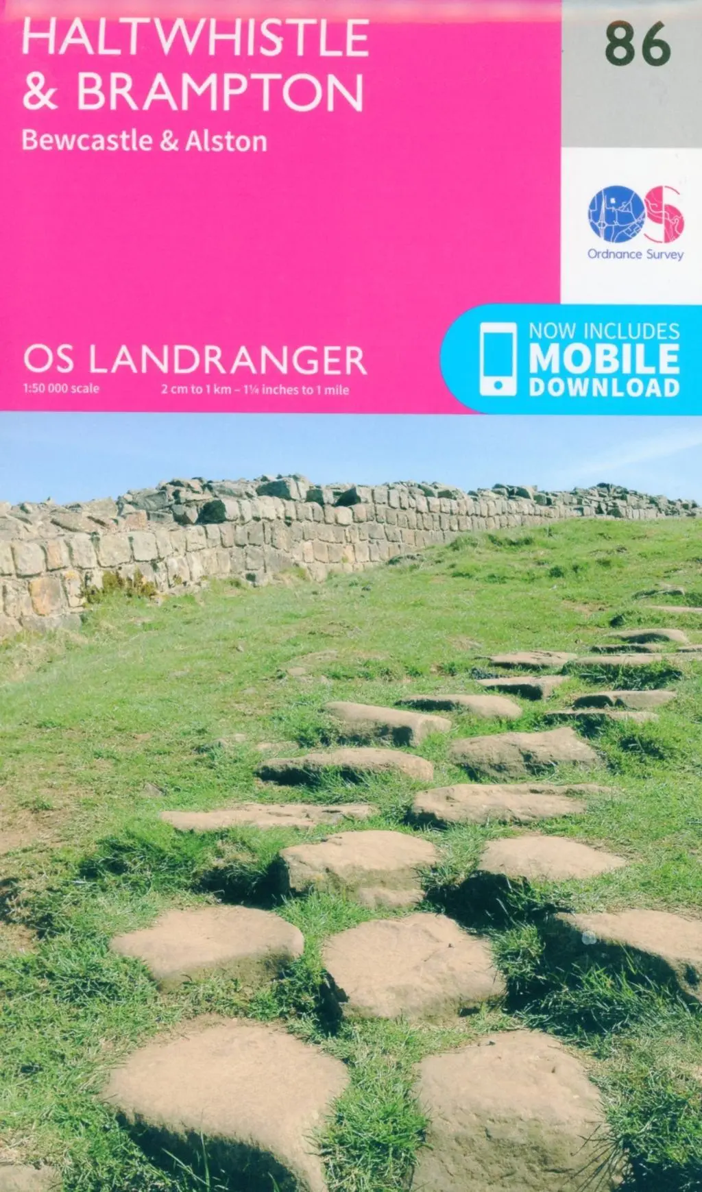 Cover: 9780319261842 | Haltwhistle &amp; Brampton, Bewcastle &amp; Alston | Ordnance Survey | 2016
