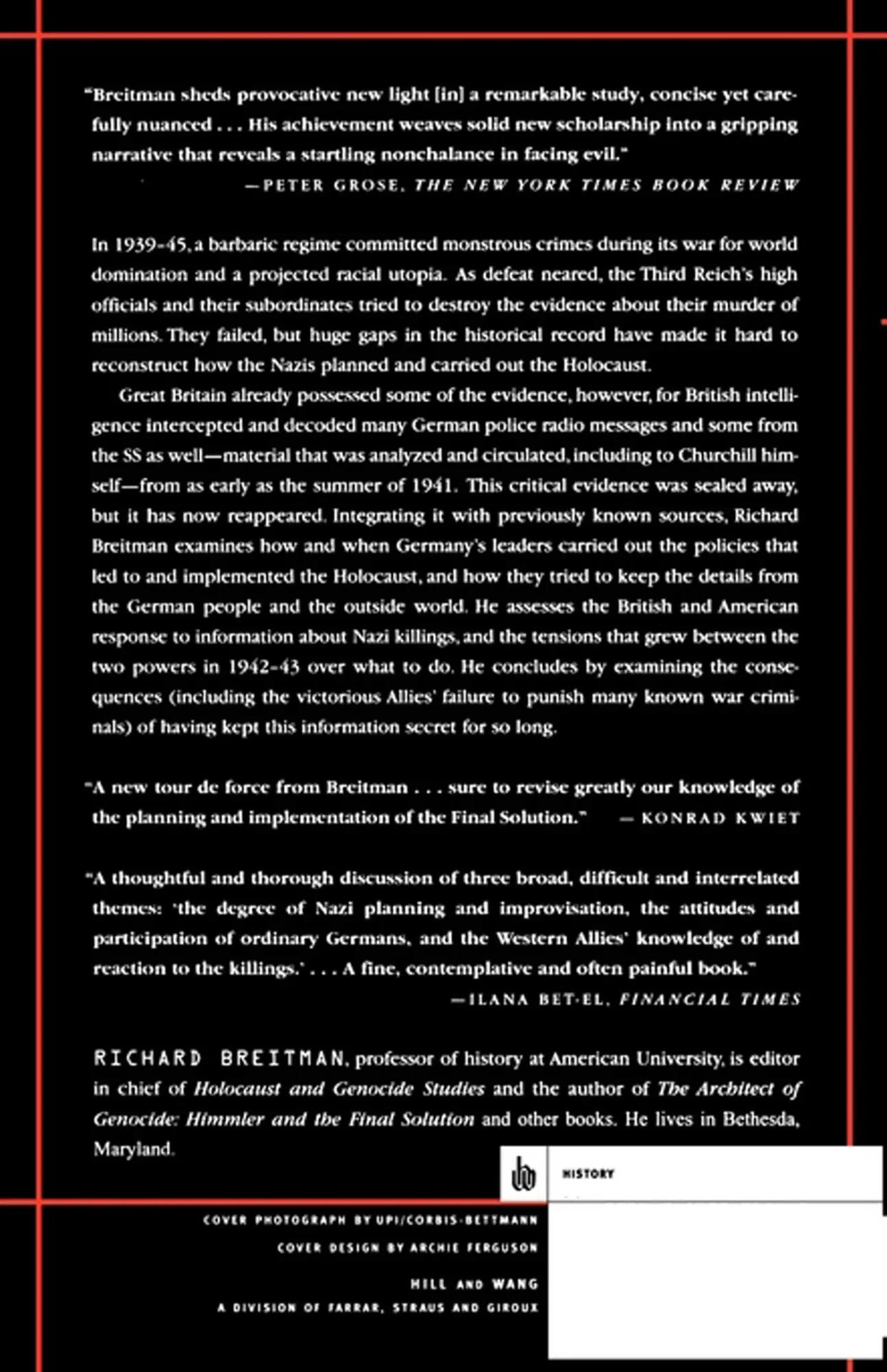 Rückseite: 9780809001842 | Official Secrets | Richard Breitman | Taschenbuch | Englisch | 1999