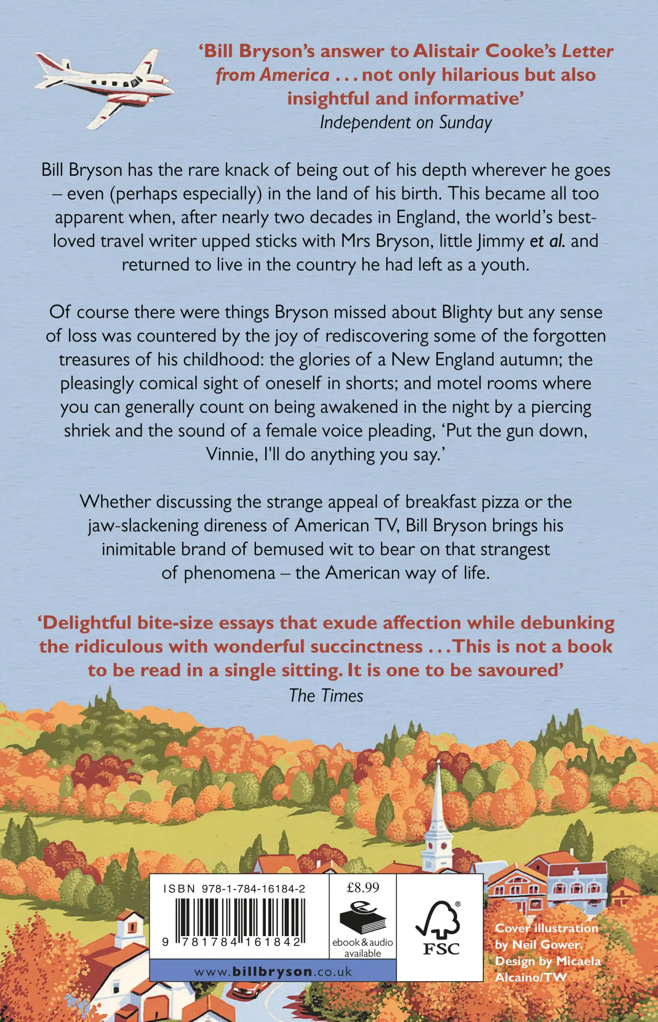 Rückseite: 9781784161842 | Notes from a Big Country | Journey into the American Dream | Bryson