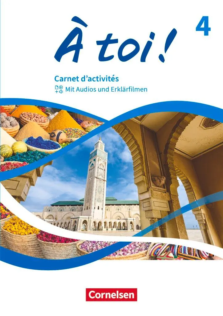 Cover: 9783061231842 | À toi ! Band 4 - Ausgabe 2022 - Carnet d'activités - Mit Audios und...