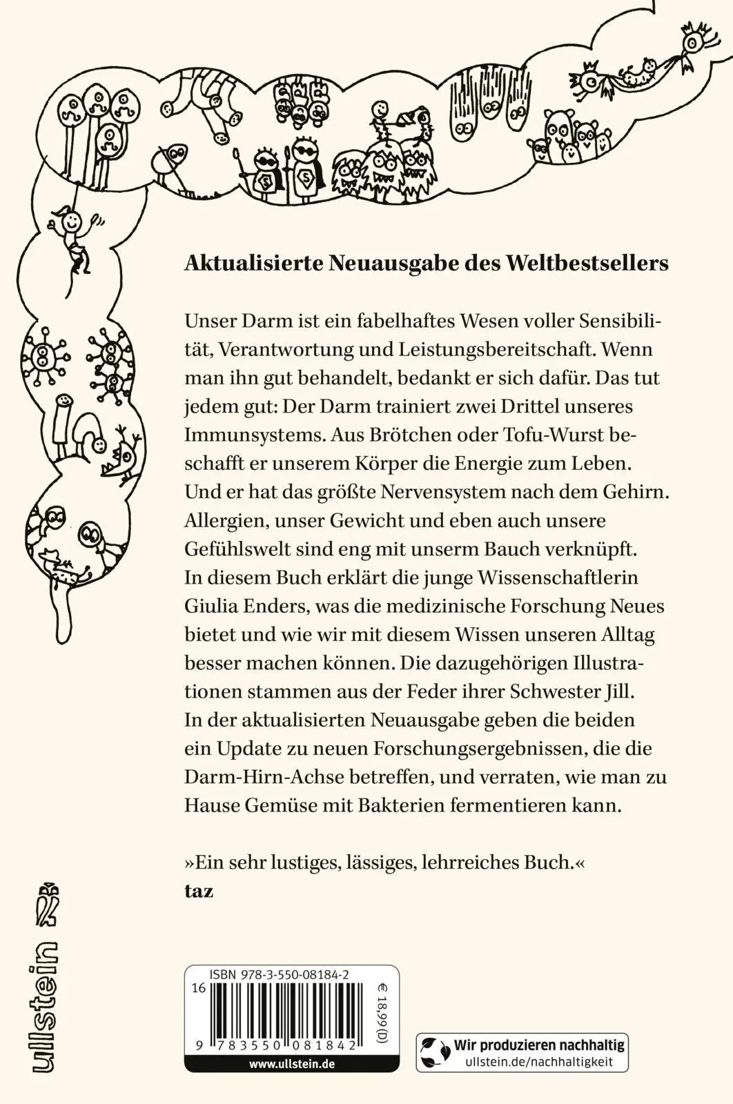 Rückseite: 9783550081842 | Darm mit Charme | Alles über ein unterschätztes Organ | Giulia Enders