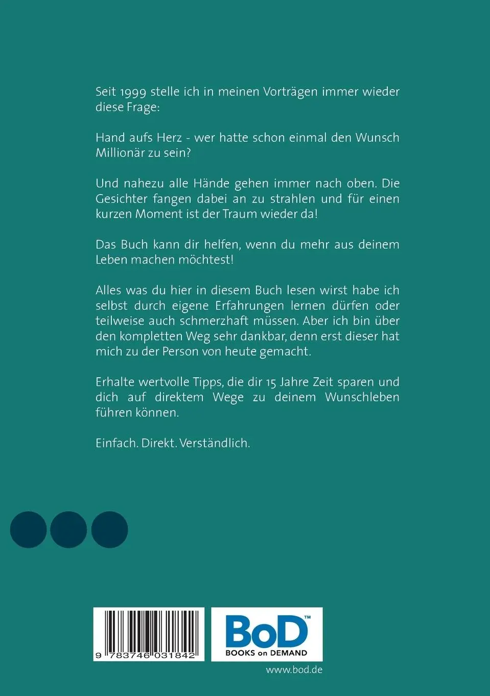 Rückseite: 9783746031842 | Hand auf's Herz | Marco Müller | Taschenbuch | 72 S. | Deutsch | 2017