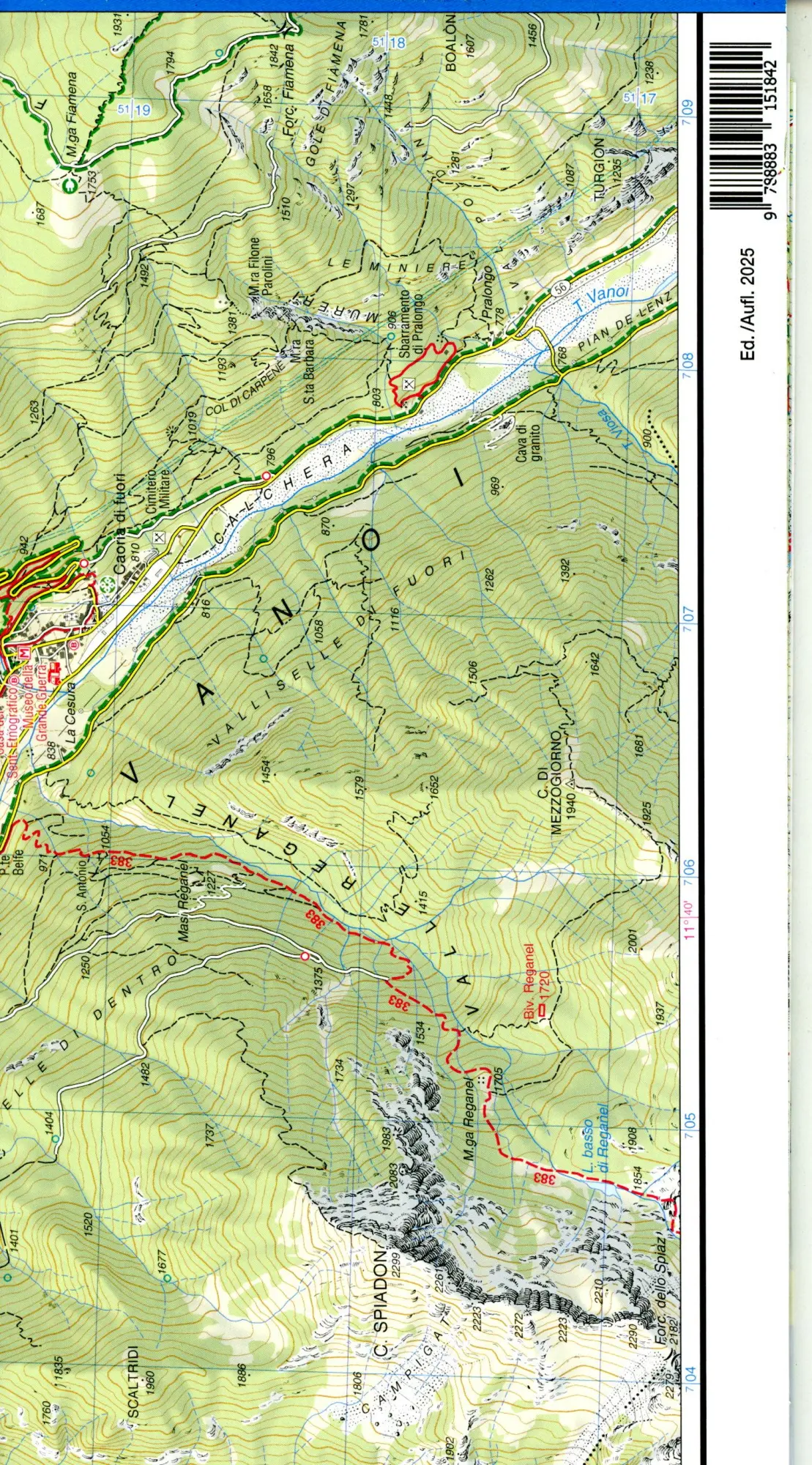 Bild: 9788883151842 | 14 Val di Fiemme | 1:25000 | (Land-)Karte | Deutsch | 2025