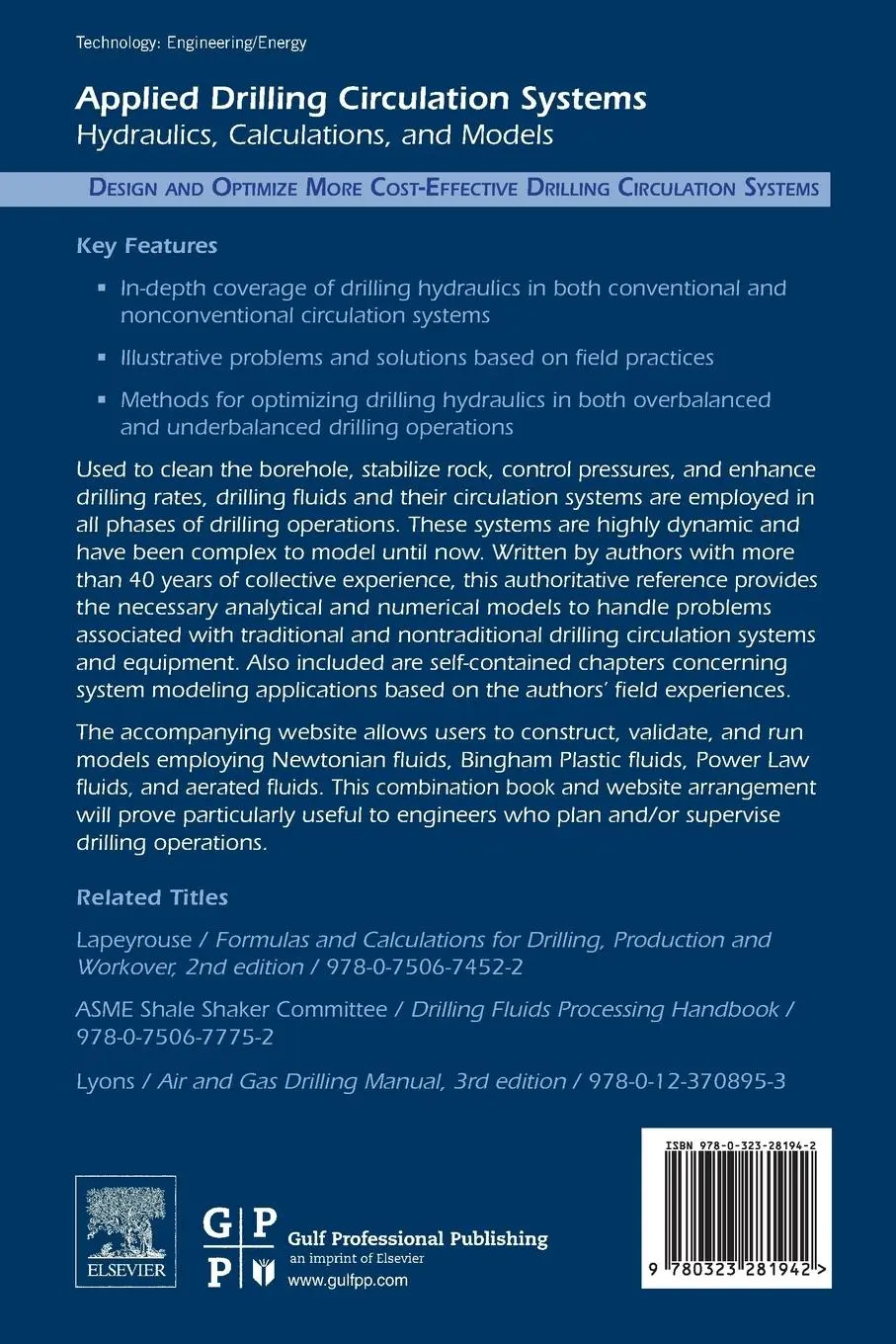 Rückseite: 9780323281942 | Applied Drilling Circulation Systems | Boyun Guo (u. a.) | Taschenbuch