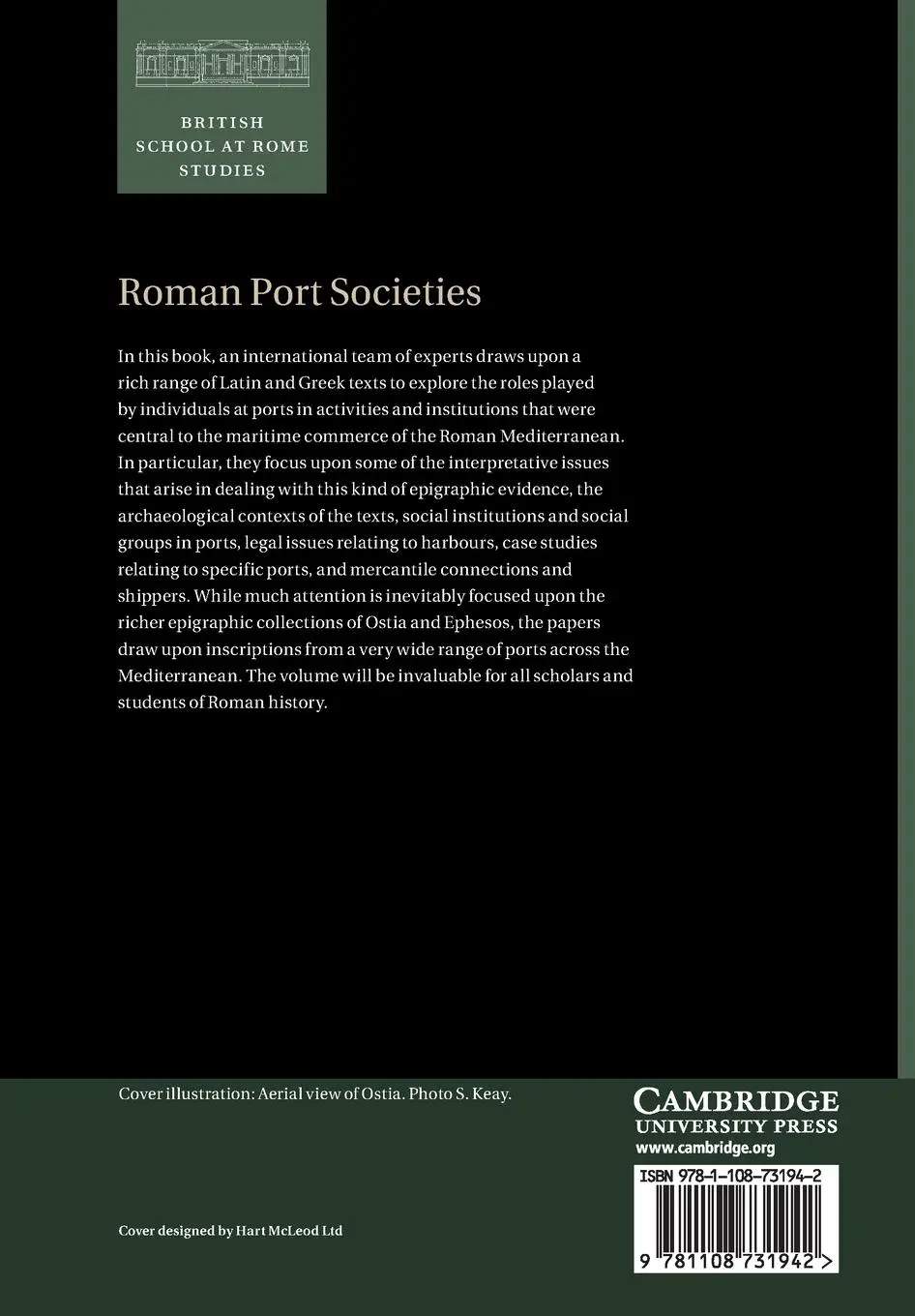Rückseite: 9781108731942 | Roman Port Societies | Pascal Arnaud (u. a.) | Taschenbuch | Englisch