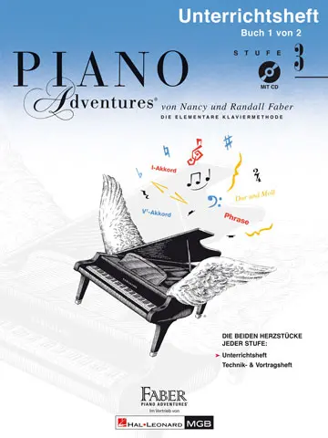 Cover: 9781616771942 | Piano Adventures: Unterrichtsheft Stufe 3 mit CD | Faber | Buch + CD