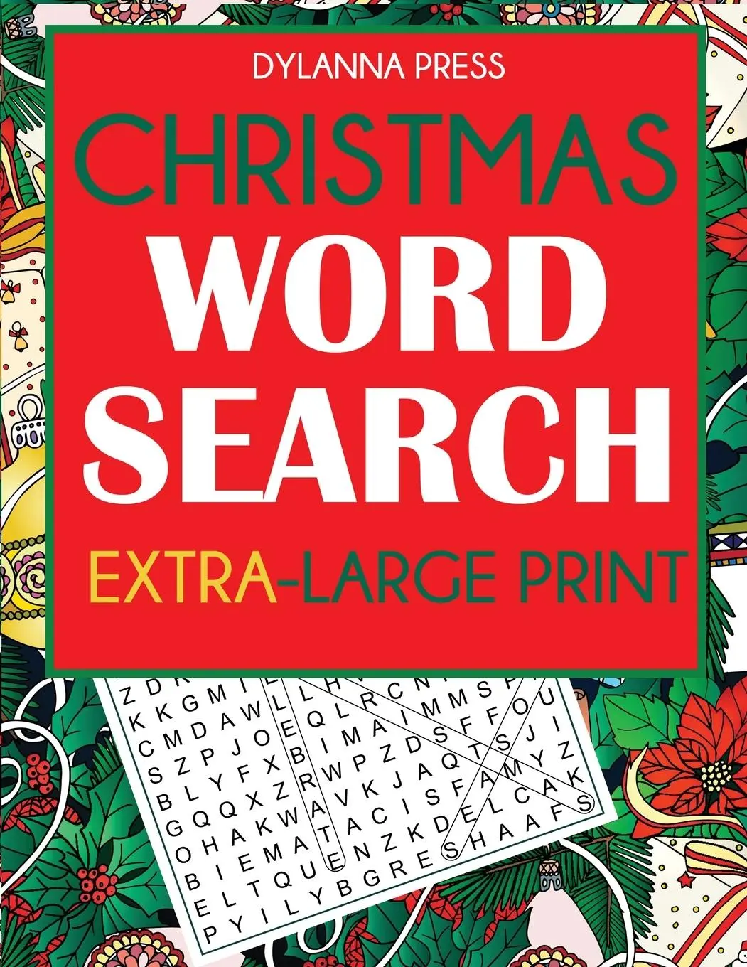 Cover: 9781949651942 | Christmas Word Search Extra-Large Print | Dylanna Press | Taschenbuch