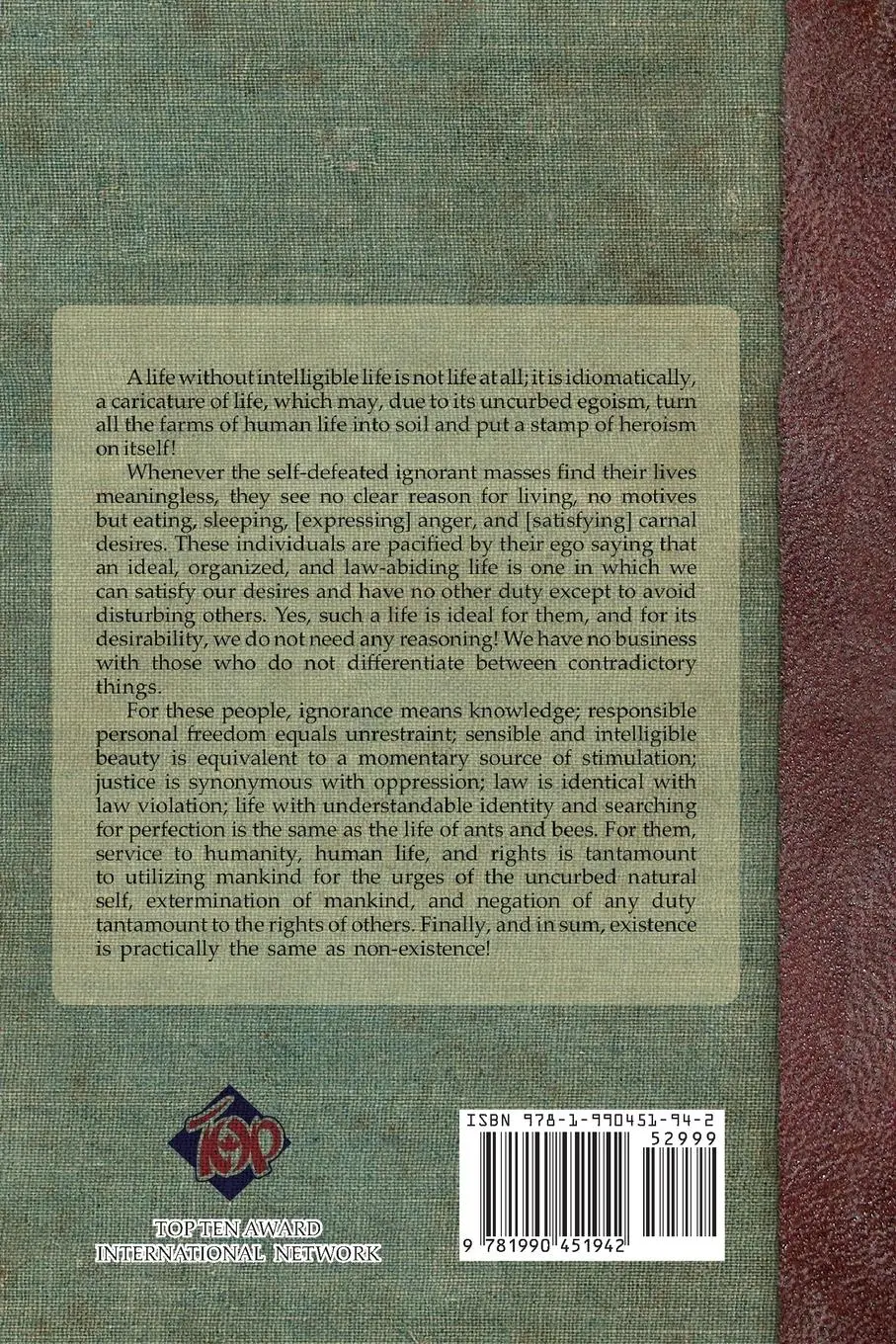 Rückseite: 9781990451942 | Science and Religion | Allamah Muhammad Taqi Ja'fari | Taschenbuch