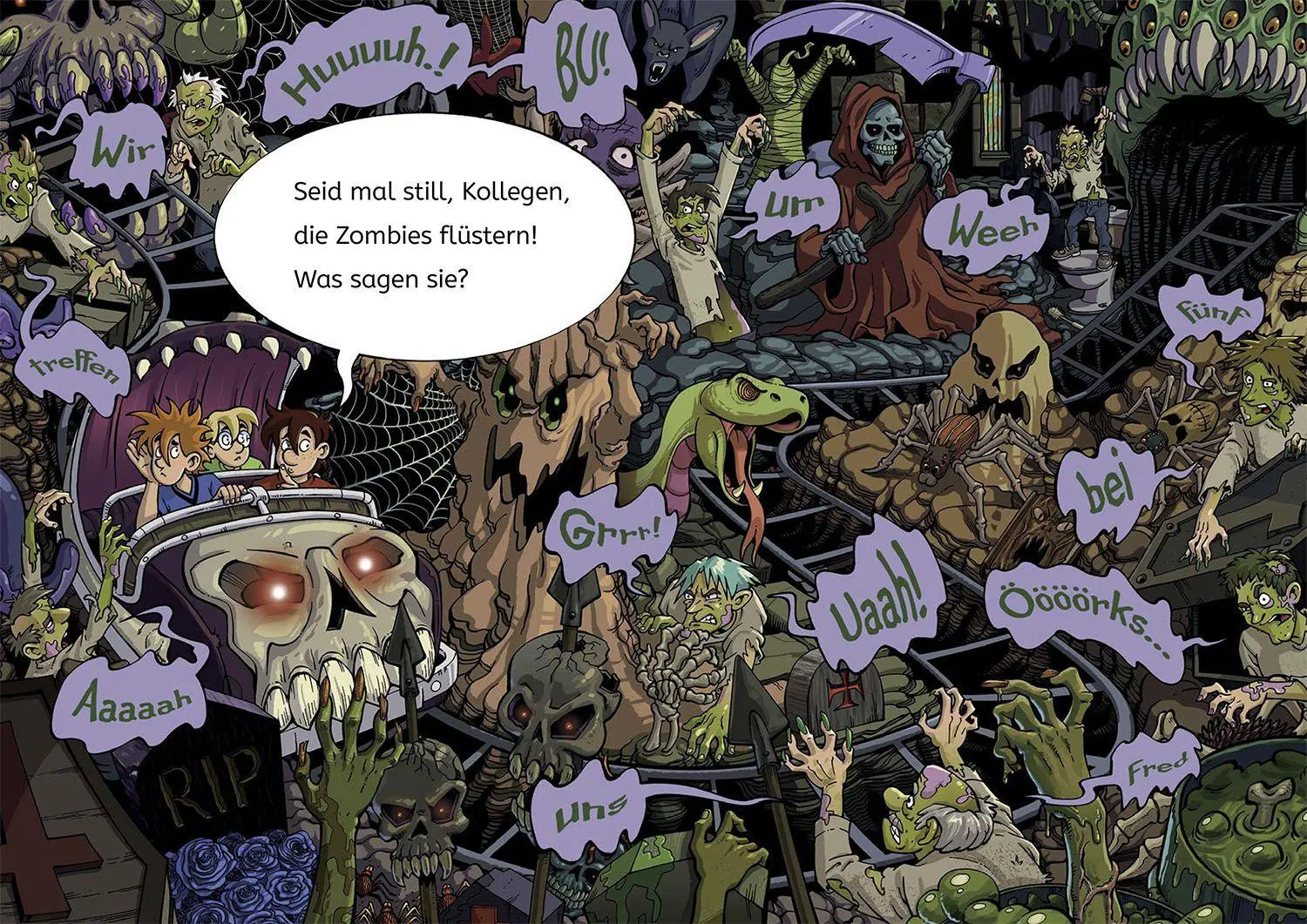 Bild: 9783440181942 | Die drei ??? Kids, Bücherhelden 1. Klasse, Vorsicht, Zombies! | Buch