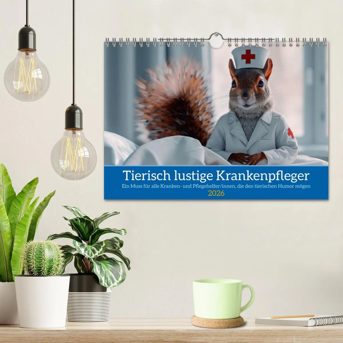 Bild: 9783457321942 | Tierisch lustige Krankenpfleger (Wandkalender 2026 DIN A4 quer),...