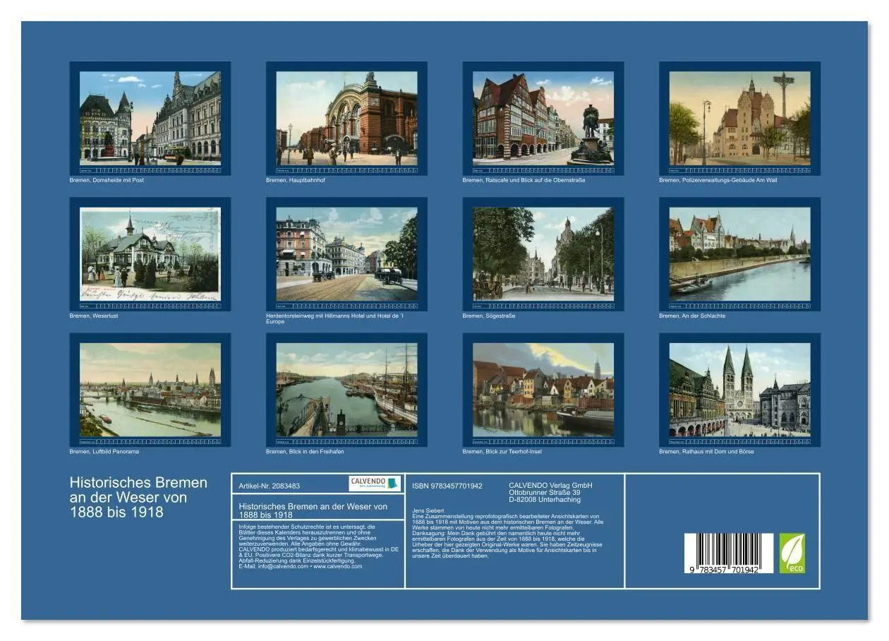 Bild: 9783457701942 | Historisches Bremen an der Weser von 1888 bis 1918 (hochwertiger...