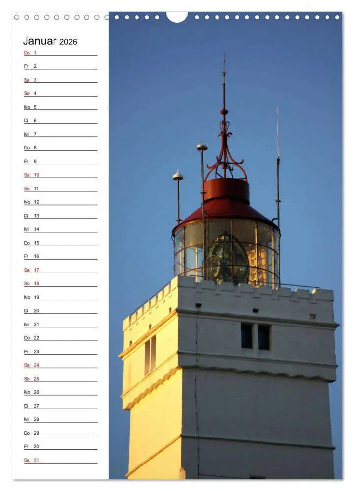 Bild: 9783516411942 | Leuchttürme in Dänemark (Wandkalender 2026 DIN A3 hoch), CALVENDO...