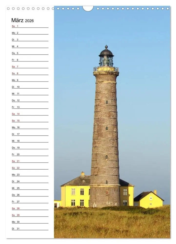 Bild: 9783516411942 | Leuchttürme in Dänemark (Wandkalender 2026 DIN A3 hoch), CALVENDO...