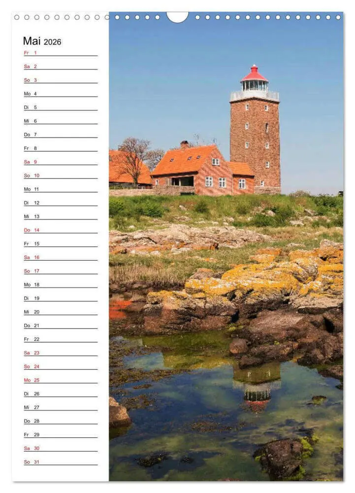 Bild: 9783516411942 | Leuchttürme in Dänemark (Wandkalender 2026 DIN A3 hoch), CALVENDO...