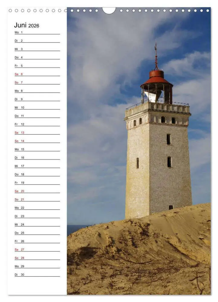 Bild: 9783516411942 | Leuchttürme in Dänemark (Wandkalender 2026 DIN A3 hoch), CALVENDO...