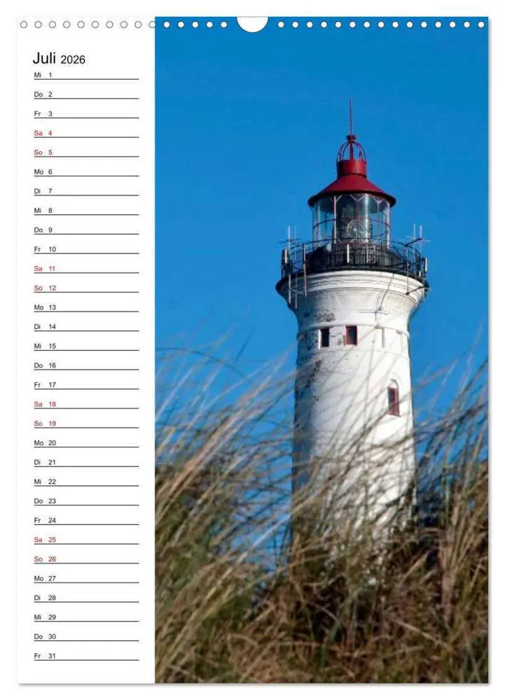 Bild: 9783516411942 | Leuchttürme in Dänemark (Wandkalender 2026 DIN A3 hoch), CALVENDO...