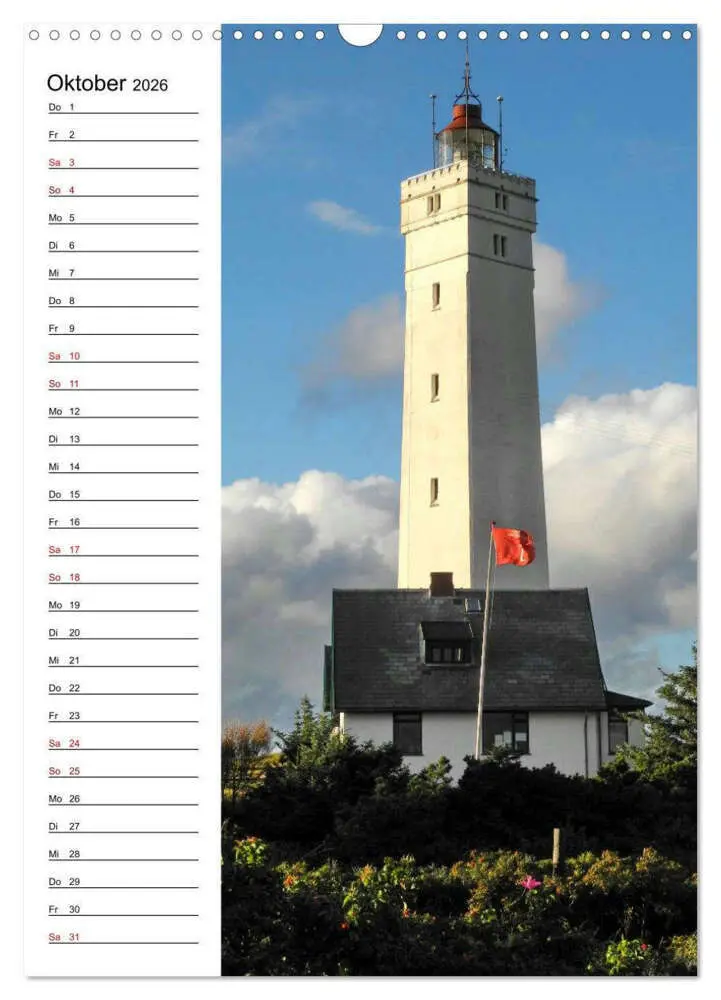 Bild: 9783516411942 | Leuchttürme in Dänemark (Wandkalender 2026 DIN A3 hoch), CALVENDO...