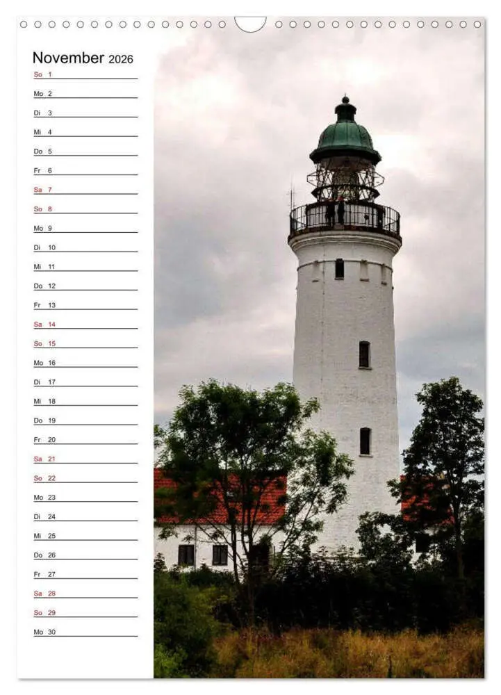 Bild: 9783516411942 | Leuchttürme in Dänemark (Wandkalender 2026 DIN A3 hoch), CALVENDO...