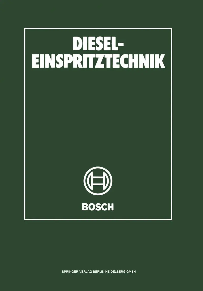 Cover: 9783540621942 | Diesel-Einspritztechnik | Robert Bosch GmbH | Taschenbuch | 201 S.
