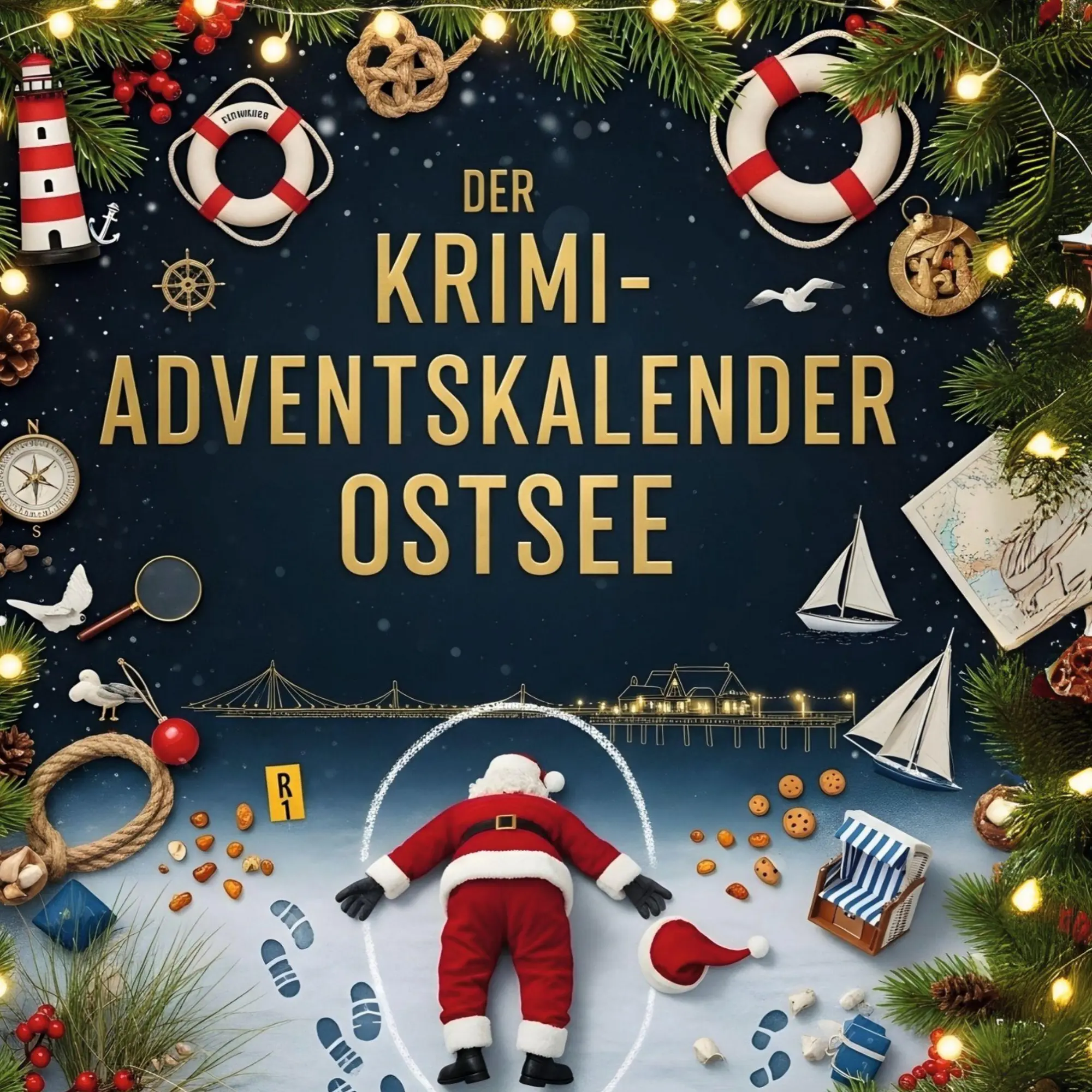 Cover: 9783695301942 | Der Krimi-Adventskalender Ostsee | Mordsverdächtig in 24 Akten | Buch