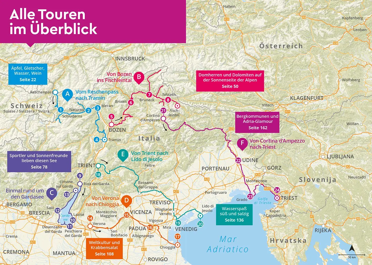 Bild: 9783829731942 | MARCO POLO Camper Guide Südtirol, Gardasee &amp; Venetien | Schnurrer