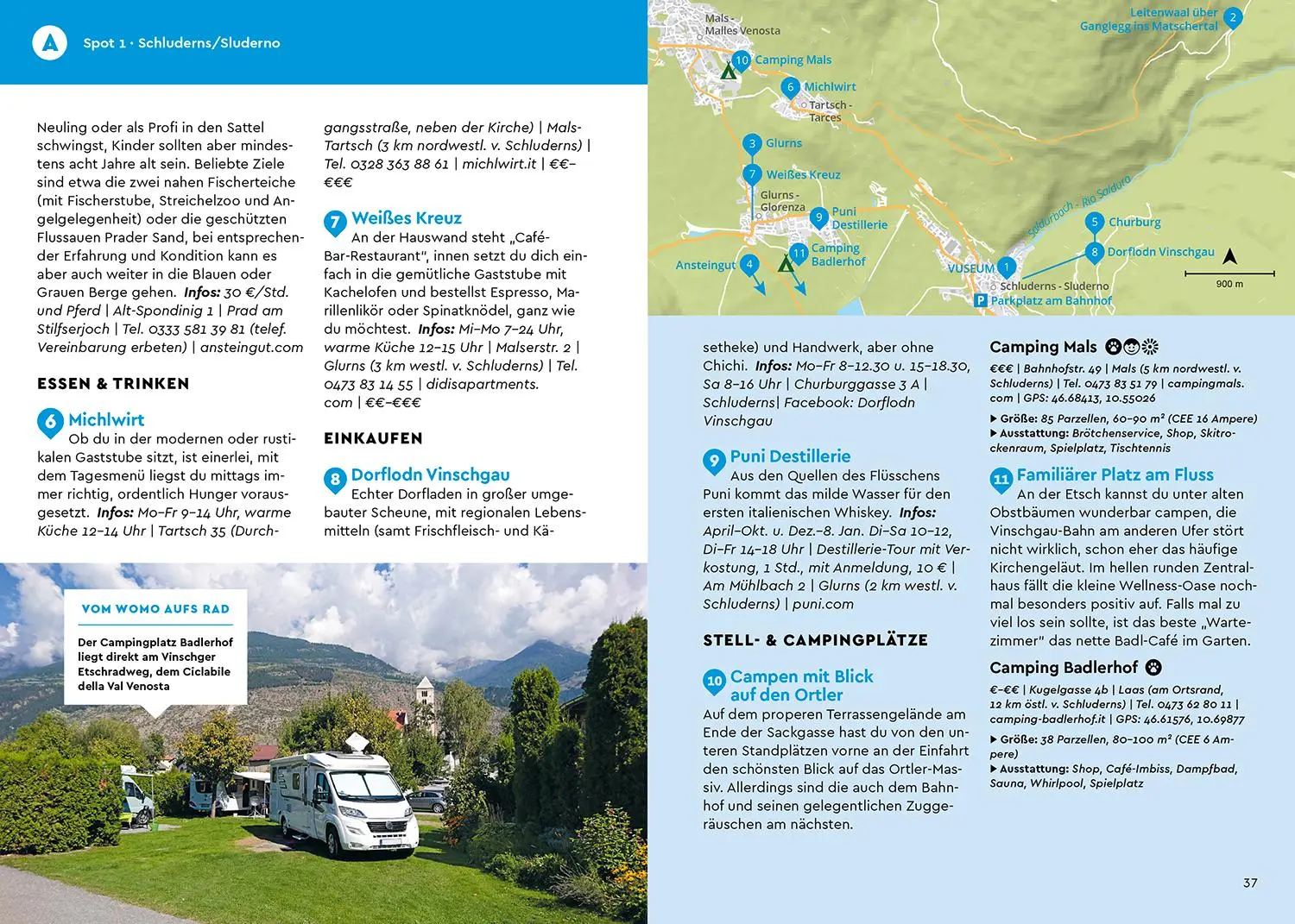 Bild: 9783829731942 | MARCO POLO Camper Guide Südtirol, Gardasee &amp; Venetien | Schnurrer