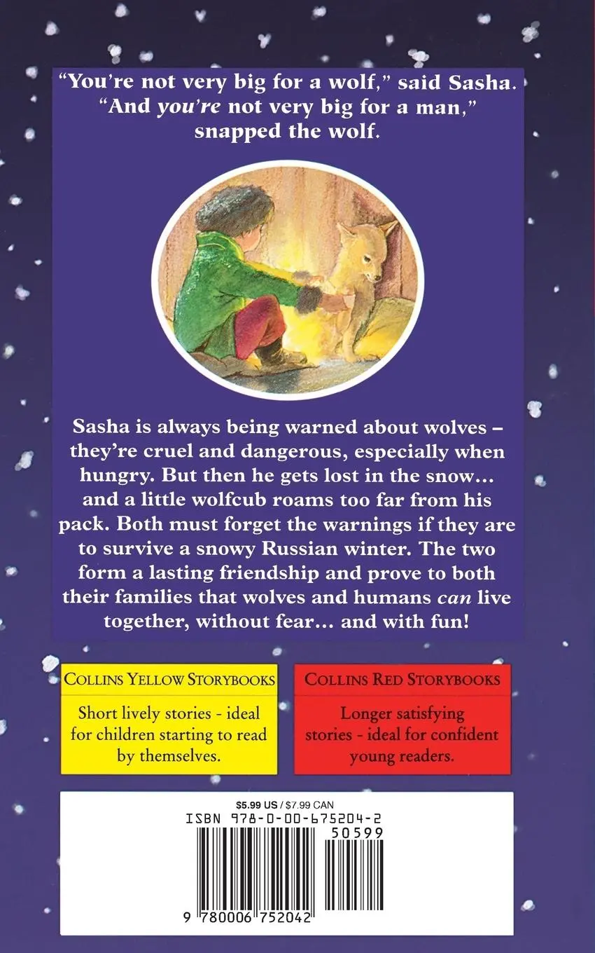 Rückseite: 9780006752042 | Sasha and the Wolfcub | Ann Jungman | Taschenbuch | Englisch | 1997