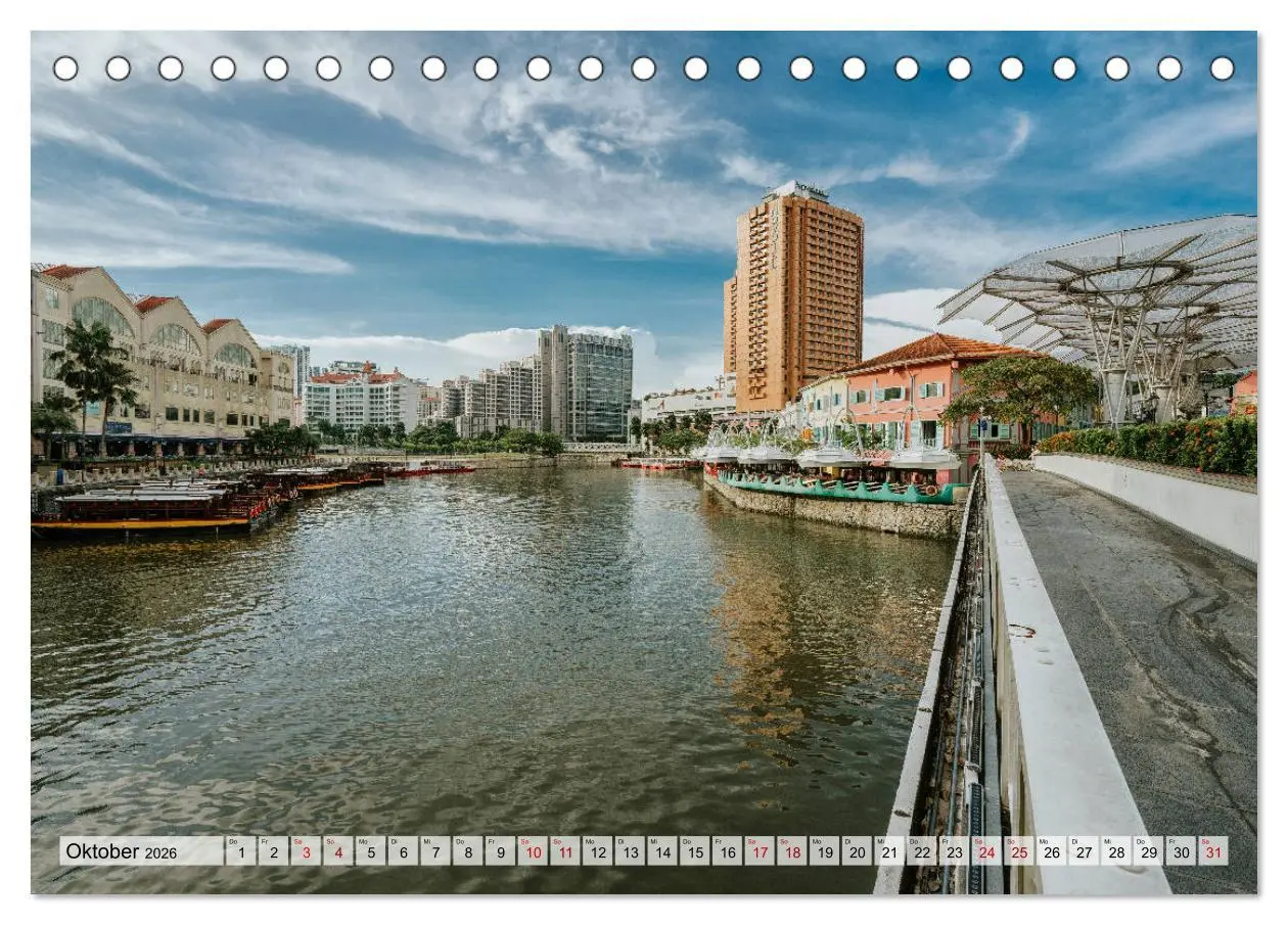 Bild: 9783457832042 | Singapur entdecken (Tischkalender 2026 DIN A5 quer), CALVENDO...