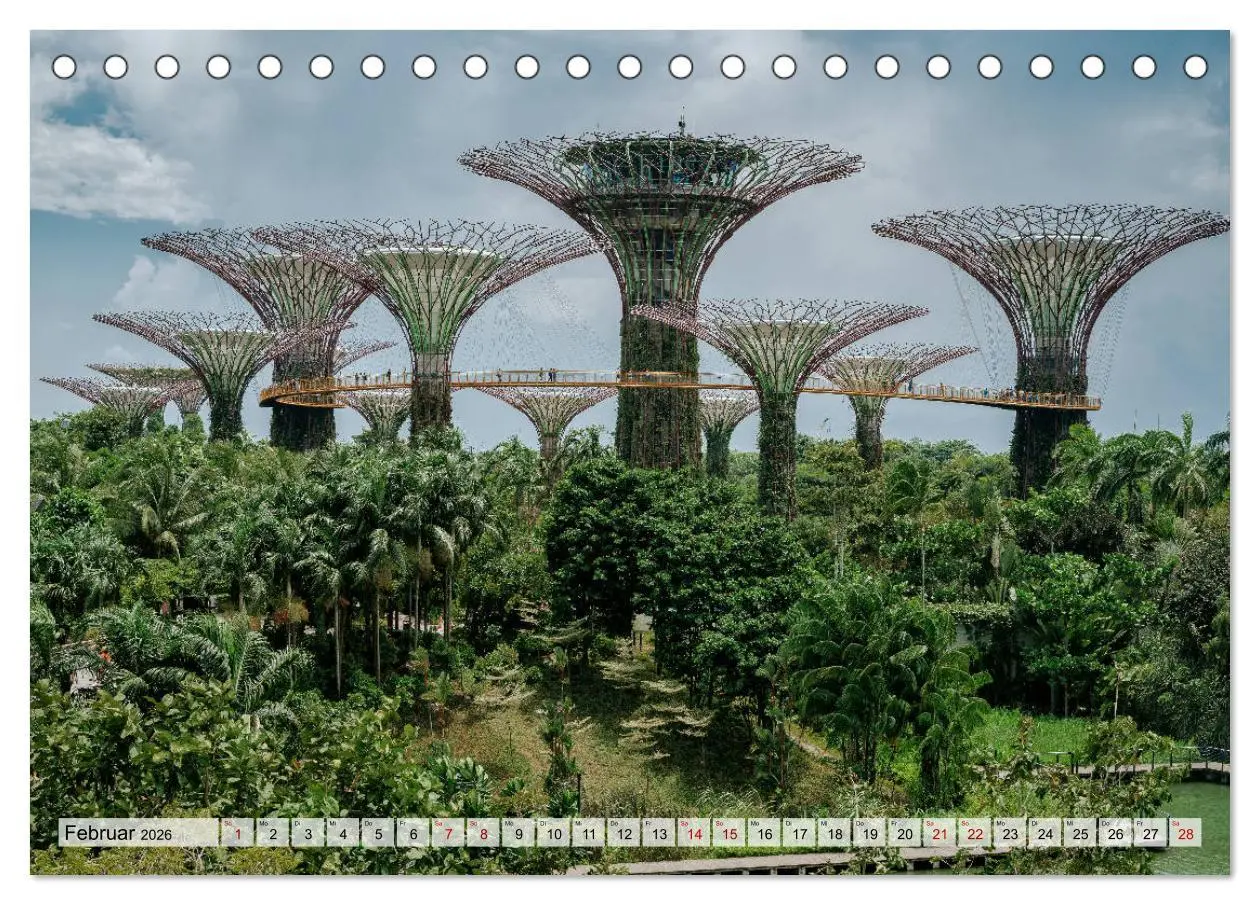 Bild: 9783457832042 | Singapur entdecken (Tischkalender 2026 DIN A5 quer), CALVENDO...