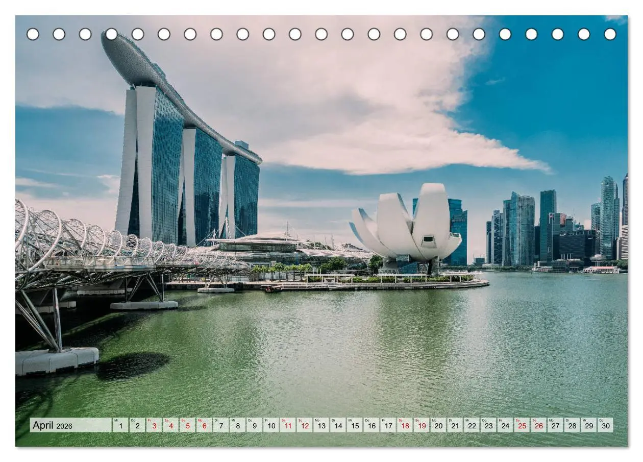 Bild: 9783457832042 | Singapur entdecken (Tischkalender 2026 DIN A5 quer), CALVENDO...
