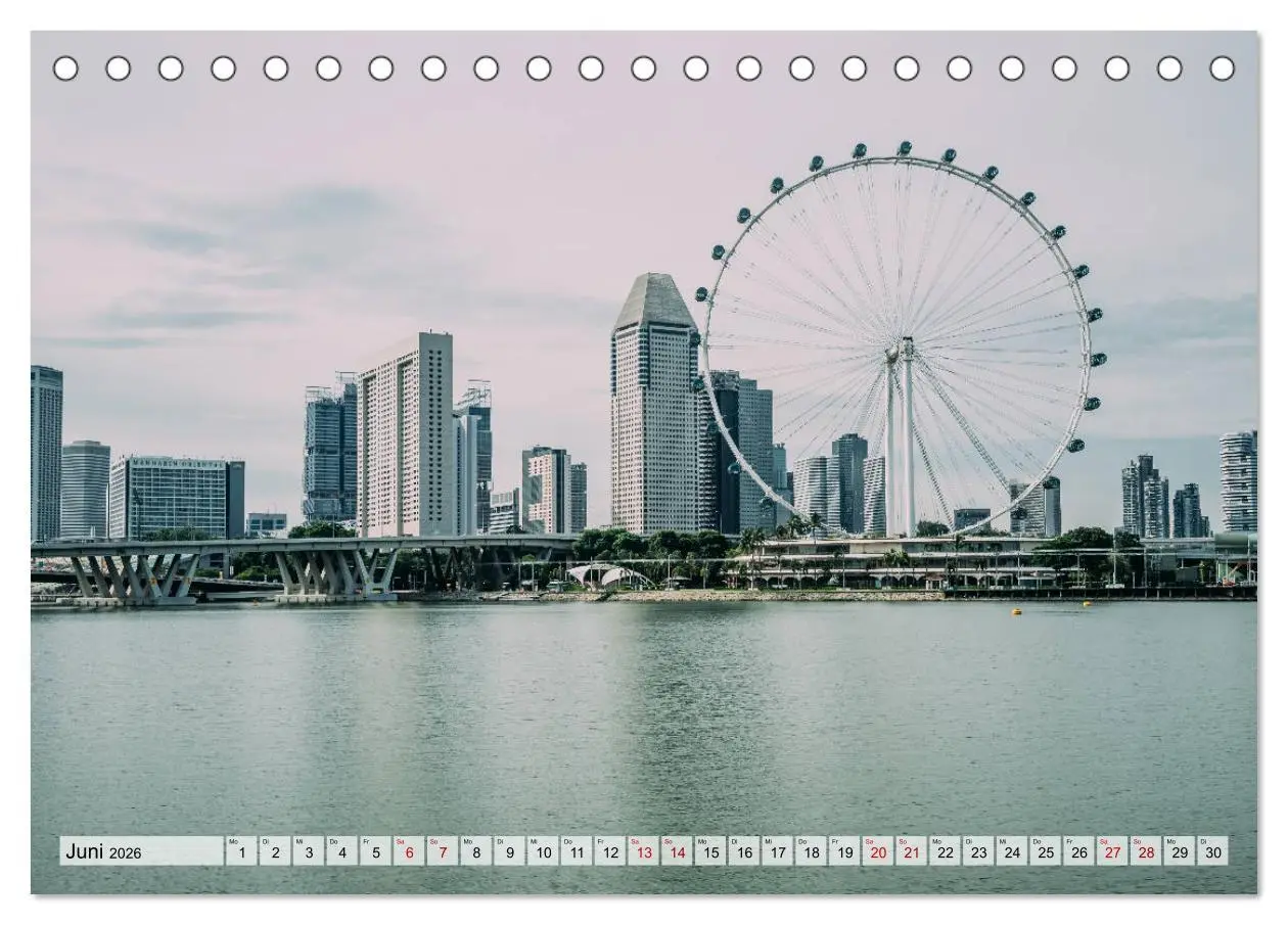 Bild: 9783457832042 | Singapur entdecken (Tischkalender 2026 DIN A5 quer), CALVENDO...