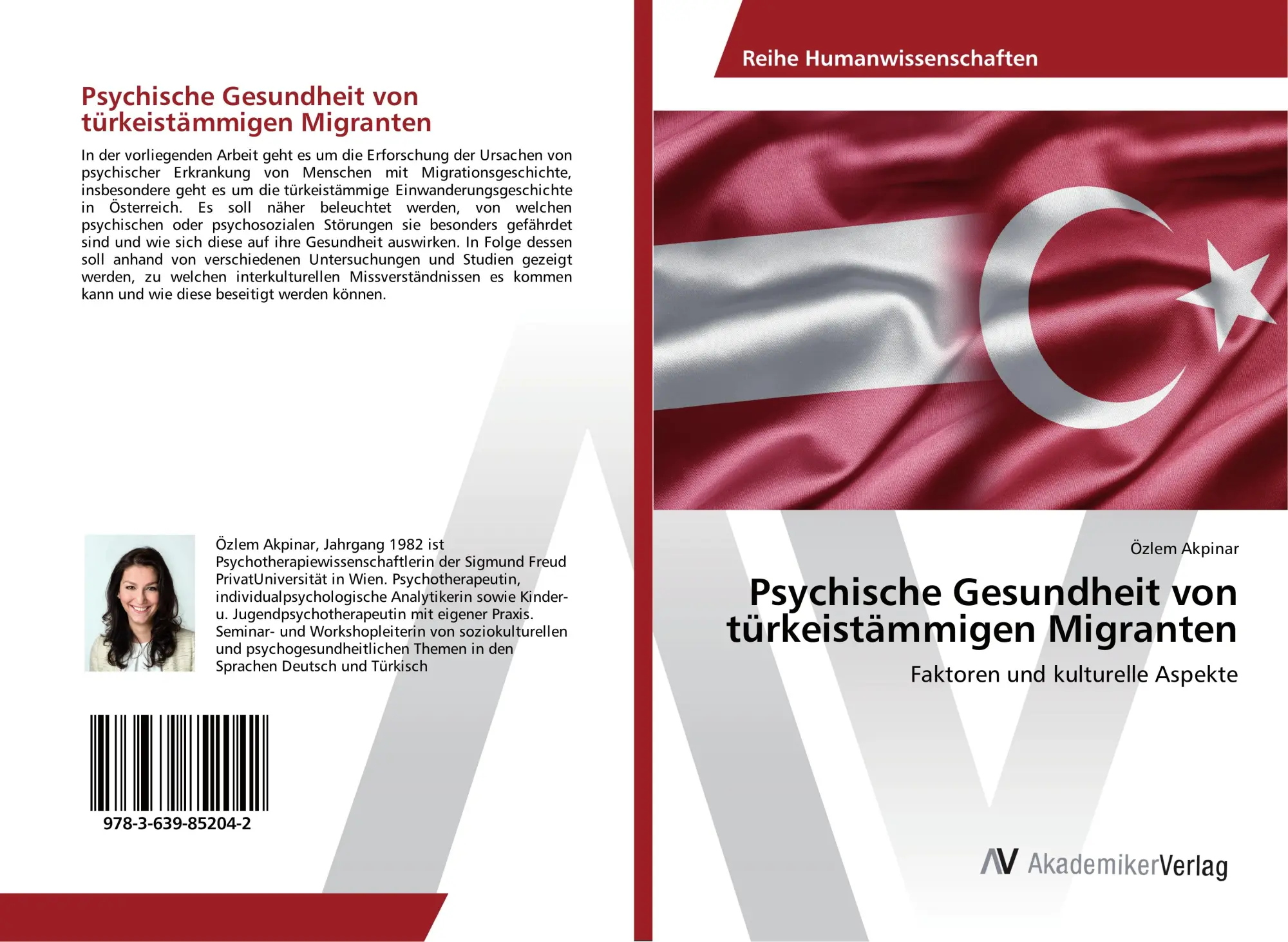 Cover: 9783639852042 | Psychische Gesundheit von türkeistämmigen Migranten | Özlem Akpinar
