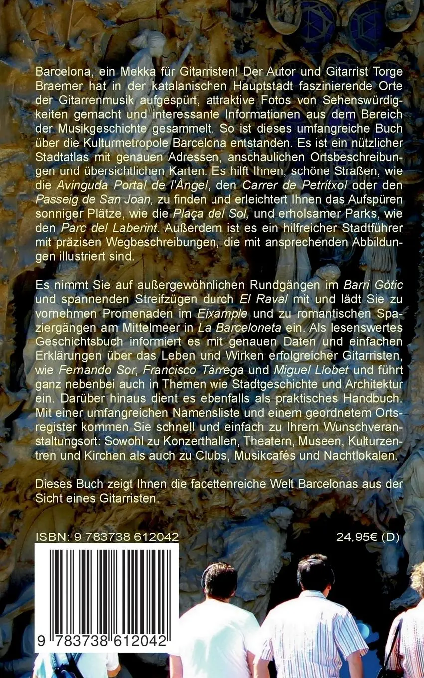 Rückseite: 9783738612042 | Barcelona | und ihre Gitarristen | Torge Braemer | Taschenbuch | 2016