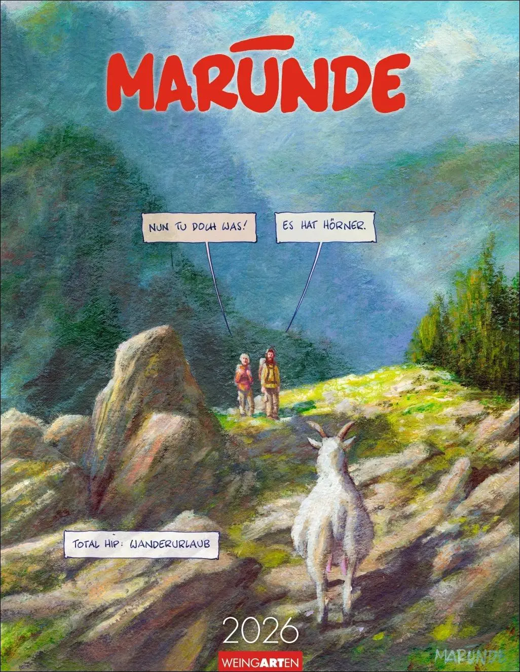 Cover: 9783839902042 | Marunde Kalender 2026 | Wolf-Rüdiger Marunde | Kalender | 14 S. | 2026