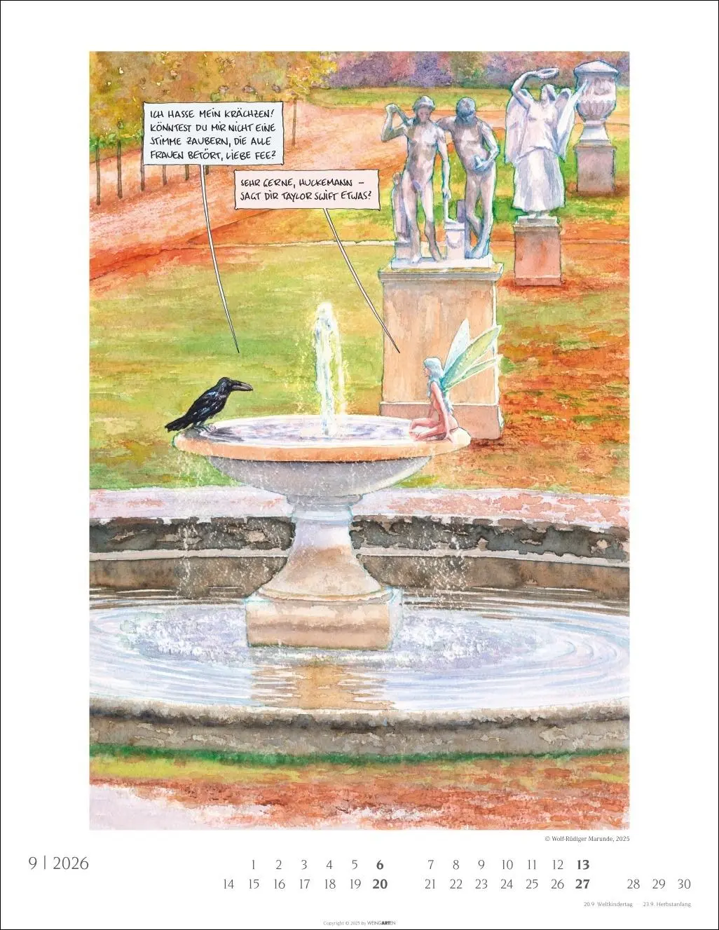 Bild: 9783839902042 | Marunde Kalender 2026 | Wolf-Rüdiger Marunde | Kalender | 14 S. | 2026