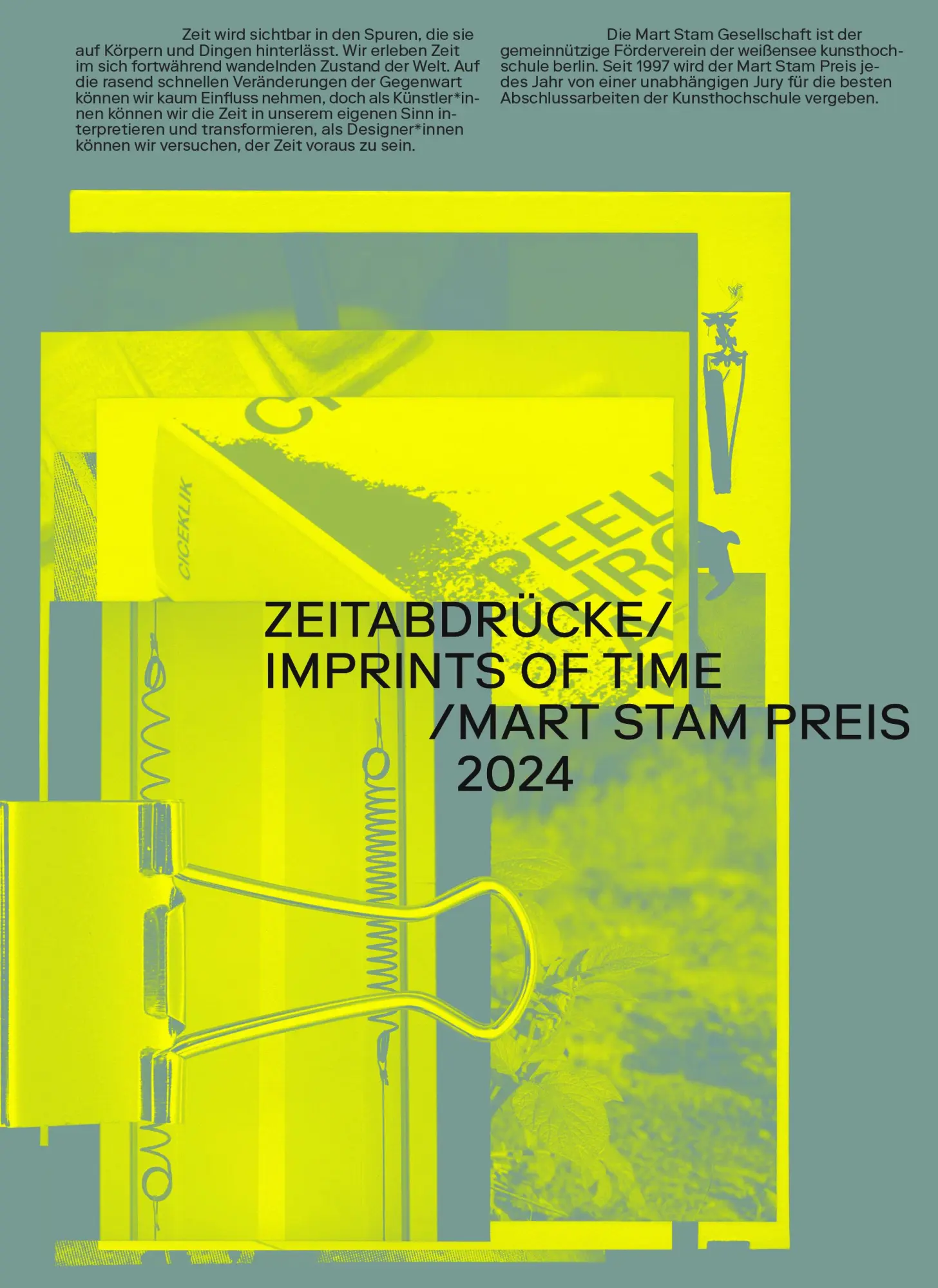 Cover: 9783987412042 | Zeitabdrücke/ Imprints of time/ Mart Stam Preis 2024 | gestaltung