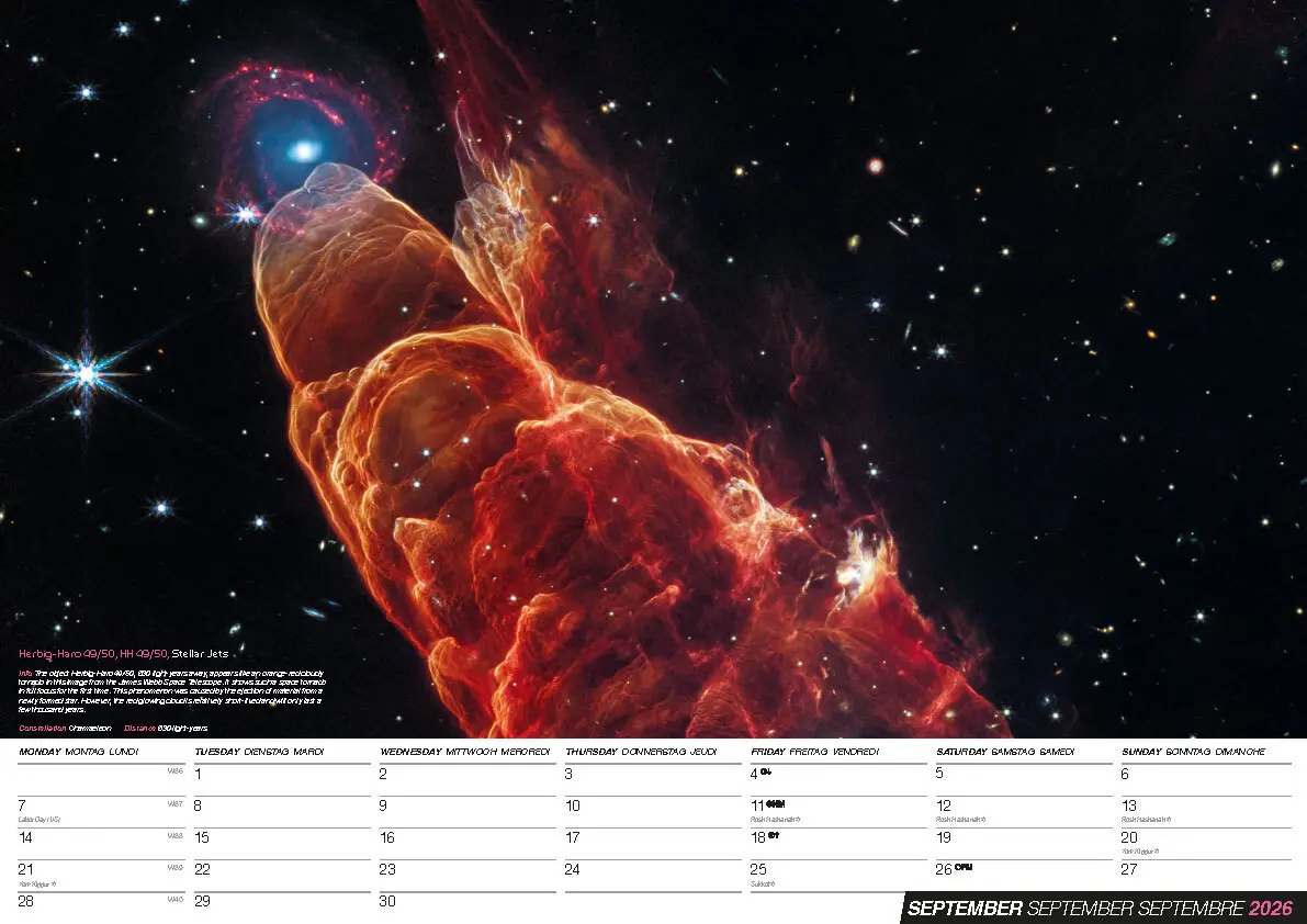 Bild: 9798893612042 | Space 2026: Views from the James Webb Telescope | Kalender | 14 S.