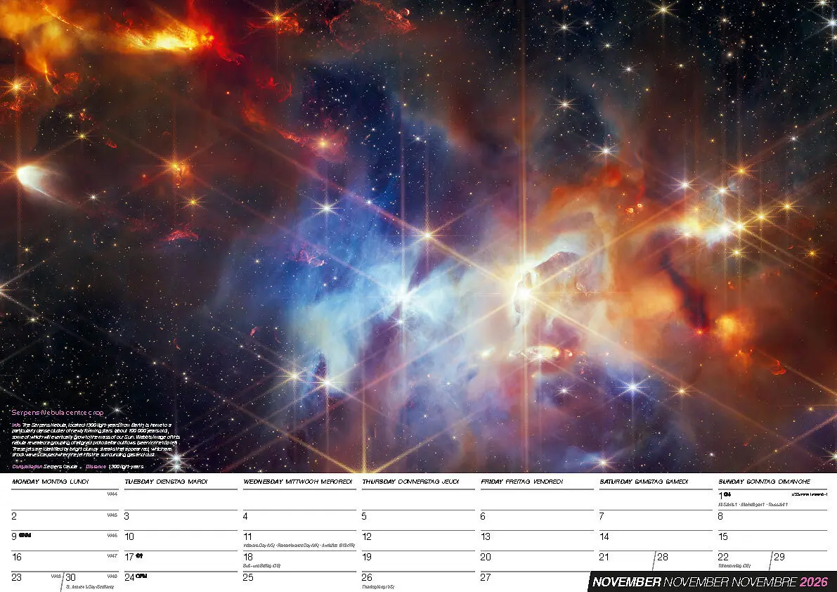 Bild: 9798893612042 | Space 2026: Views from the James Webb Telescope | Kalender | 14 S.