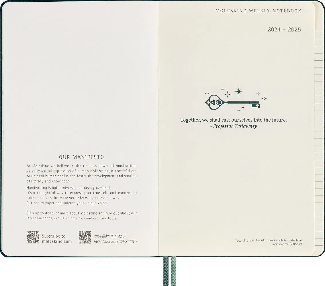 Bild: 8056999272142 | Moleskine Harry Potter Alohomora 18 Monate Wochen Notizkalender...