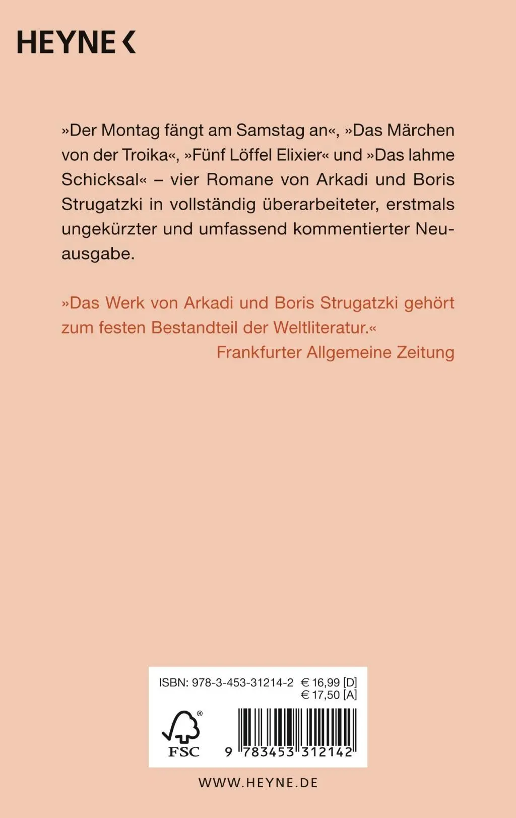 Bild: 9783453312142 | Gesammelte Werke 6 | Arkadi Strugatzki (u. a.) | Taschenbuch | 1040 S.