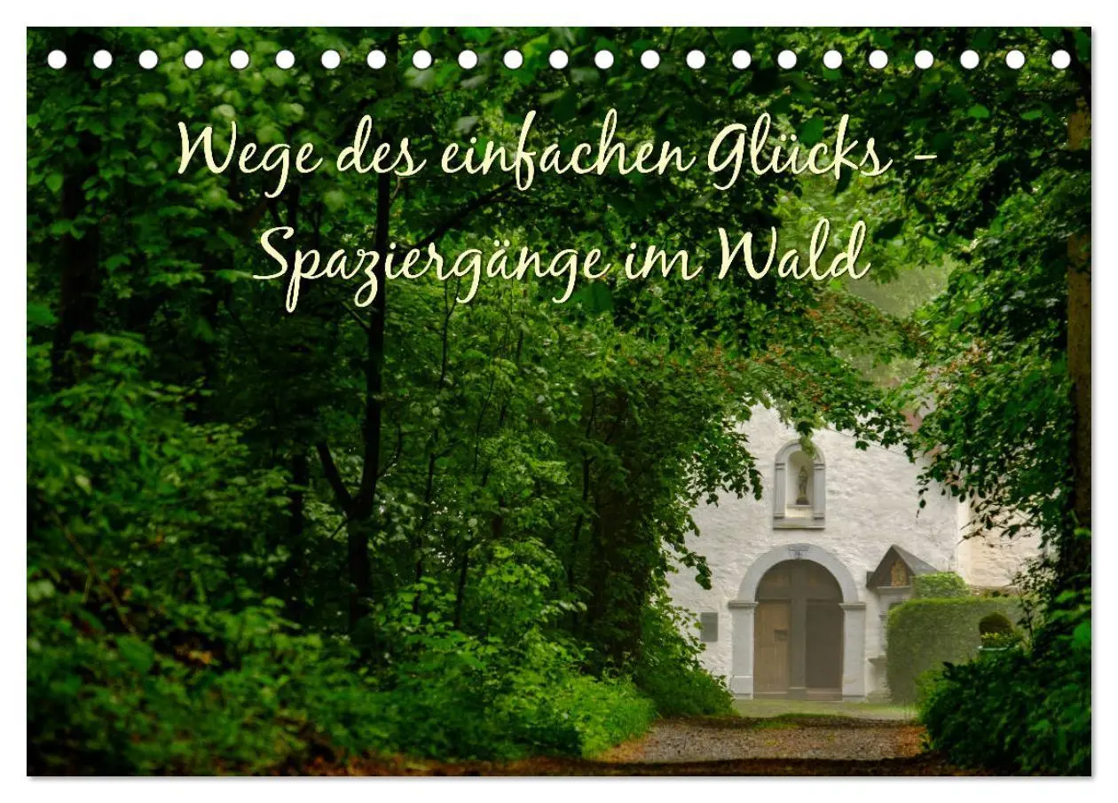 Cover: 9783457822142 | Wege des einfachen Glücks - Spaziergänge im Wald (Tischkalender...